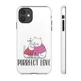 Affectionate Purrfect Love Phone Case