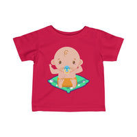 Baby with Cat Whiskers Pacifier Toddler T-Shirt