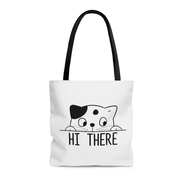 Peek-a-boo Kitty Tote Bag