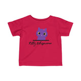 Pretty Purple Kitty Whispurrer Toddler T-Shirt