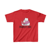 Affectionate Purrfect Love Kids T-Shirt