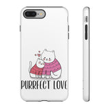 Affectionate Purrfect Love Phone Case