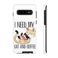 Cat and Coffee Fascination Phone Case