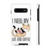 Cat and Coffee Fascination Phone Case