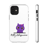 Pretty Purple Kitty Whispurrer Phone Case