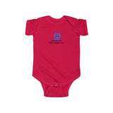 Pretty Purple Kitty Whispurrer Infant Onesie