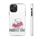 Affectionate Purrfect Love Phone Case