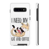 Cat and Coffee Fascination Phone Case