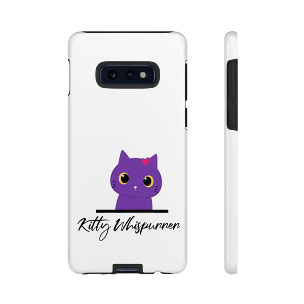 Pretty Purple Kitty Whispurrer Phone Case