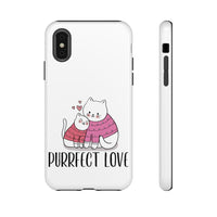 Affectionate Purrfect Love Phone Case