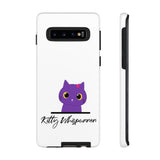 Pretty Purple Kitty Whispurrer Phone Case