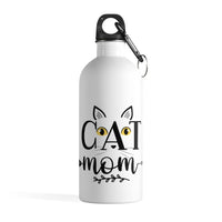 Camouflage Kitty Cat Mom Water Bottle