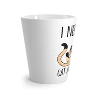 Cat and Coffee Fascination Latte Mug