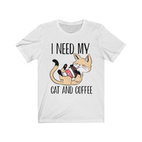 Cat and Coffee Fascination T-shirt