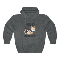 Cat and Coffee Fascination Hoodie