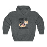 Cat and Coffee Fascination Hoodie