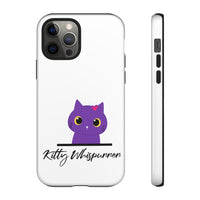 Pretty Purple Kitty Whispurrer Phone Case