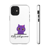 Pretty Purple Kitty Whispurrer Phone Case