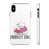 Affectionate Purrfect Love Phone Case