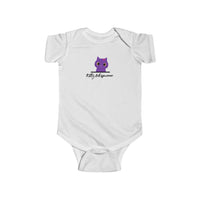 Pretty Purple Kitty Whispurrer Infant Onesie