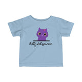 Pretty Purple Kitty Whispurrer Toddler T-Shirt