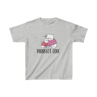 Affectionate Purrfect Love Kids T-Shirt