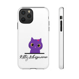 Pretty Purple Kitty Whispurrer Phone Case