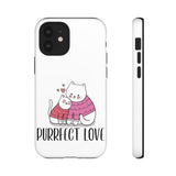 Affectionate Purrfect Love Phone Case