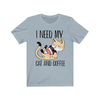 Cat and Coffee Fascination T-shirt