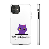 Pretty Purple Kitty Whispurrer Phone Case