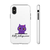 Pretty Purple Kitty Whispurrer Phone Case