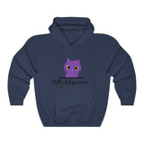 Pretty Purple Kitty Whispurrer Hoodie