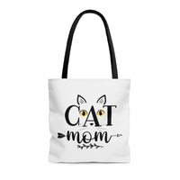 Camouflage Kitty Cat Mom Tote Bag