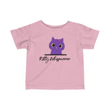 Pretty Purple Kitty Whispurrer Toddler T-Shirt