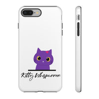 Pretty Purple Kitty Whispurrer Phone Case