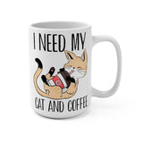 Cat and Coffee Fascination Coffee Mug