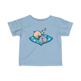 Sleeping Baby and Kitty Toddler T-Shirt