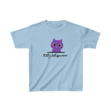 Pretty Purple Kitty Whispurrer Kids T-Shirt