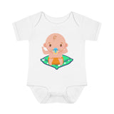 Baby with Whisker Pacifier Infant Onesie