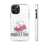 Affectionate Purrfect Love Phone Case