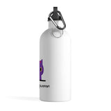 Pretty Purple Kitty Whispurrer Water Bottle