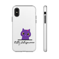 Pretty Purple Kitty Whispurrer Phone Case