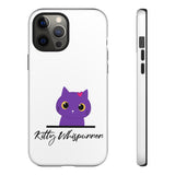 Pretty Purple Kitty Whispurrer Phone Case