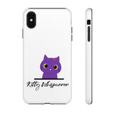 Pretty Purple Kitty Whispurrer Phone Case