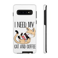 Cat and Coffee Fascination Phone Case