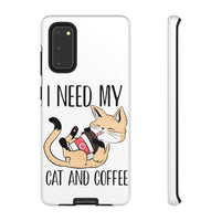 Cat and Coffee Fascination Phone Case