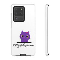 Pretty Purple Kitty Whispurrer Phone Case