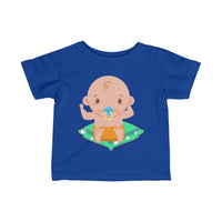 Baby with Cat Whiskers Pacifier Toddler T-Shirt