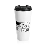 Peek-a-boo Kitty Travel Coffee Mug