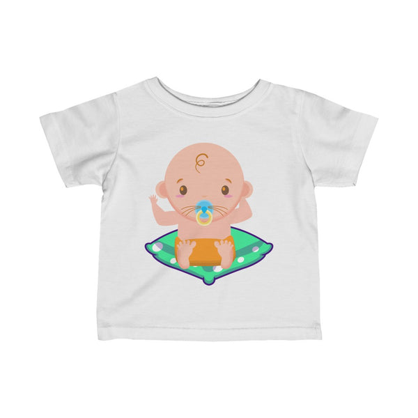 Baby with Cat Whiskers Pacifier Toddler T-Shirt